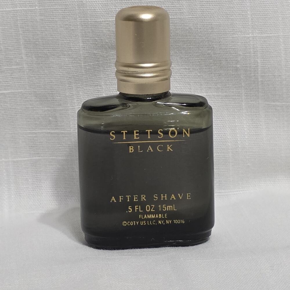 Stetson Black Men’s After Shave Splash 0.5 oz 15mL Travel Size Bottle